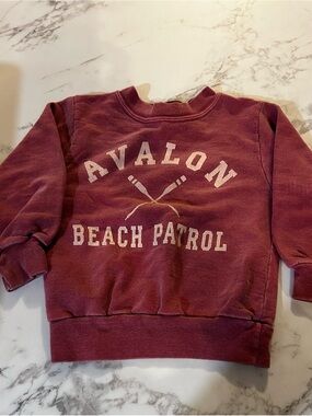 Avalon Kids Beach Patrol Sweatshirt - Burgundy